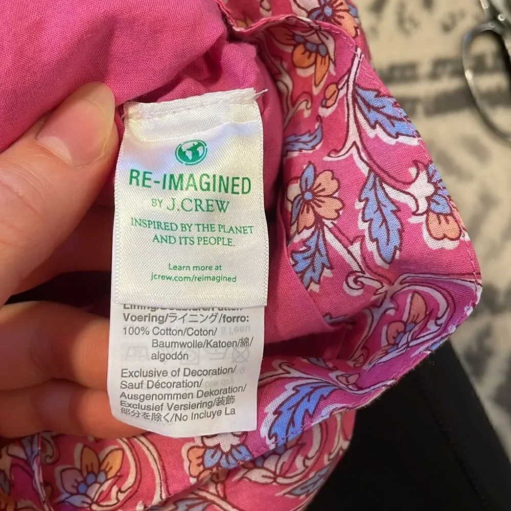 J. Crew crew embroidered